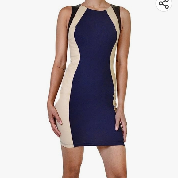 DAVID LERNER Color-block Dress - Picture 8 of 8